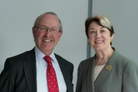 Lord Best congratulates Baroness Warwick on her appointment(Click to zoom)